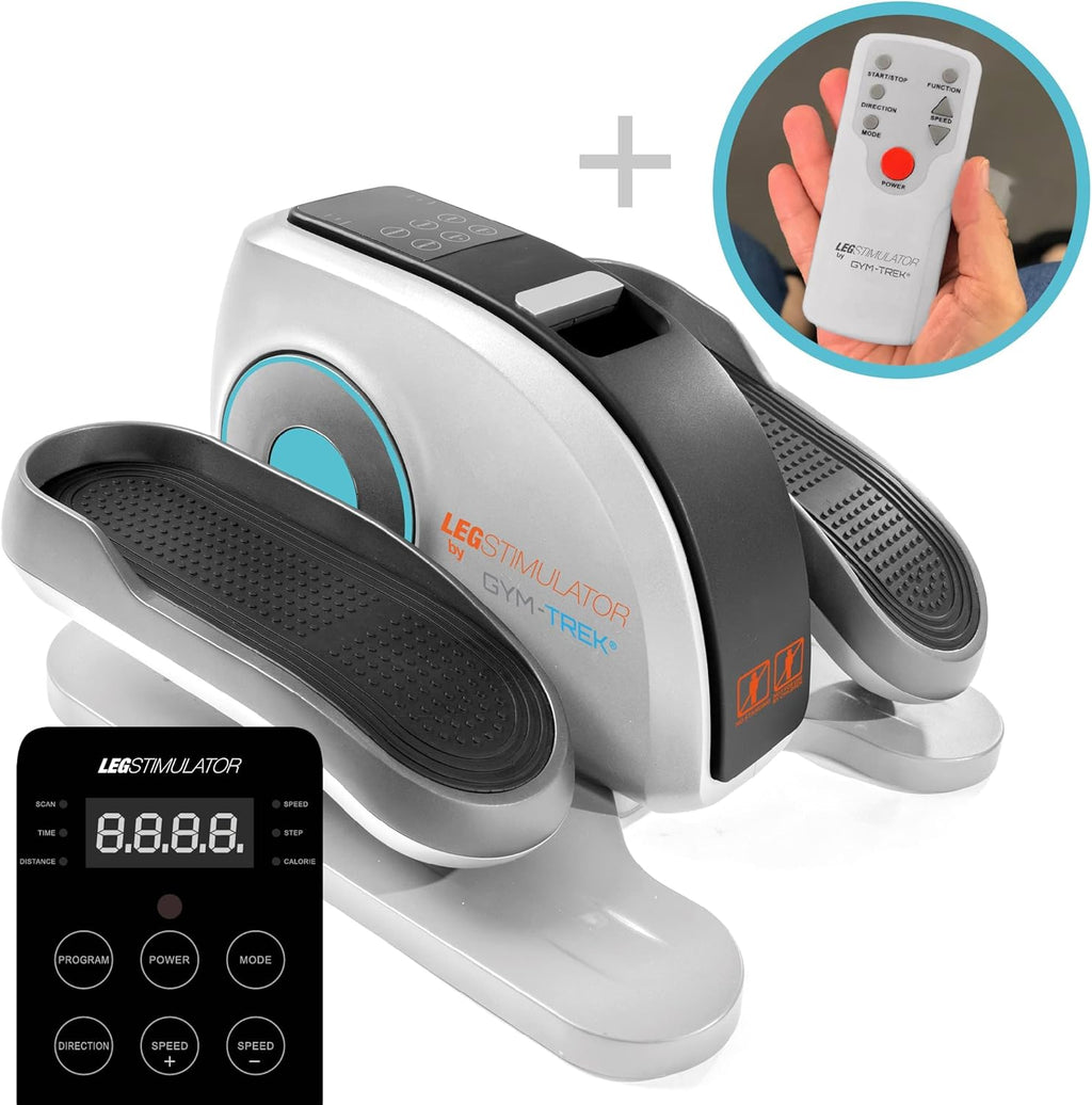 Portable Electric Pedal Exerciser with Remote Control and LCD Monitor S8843