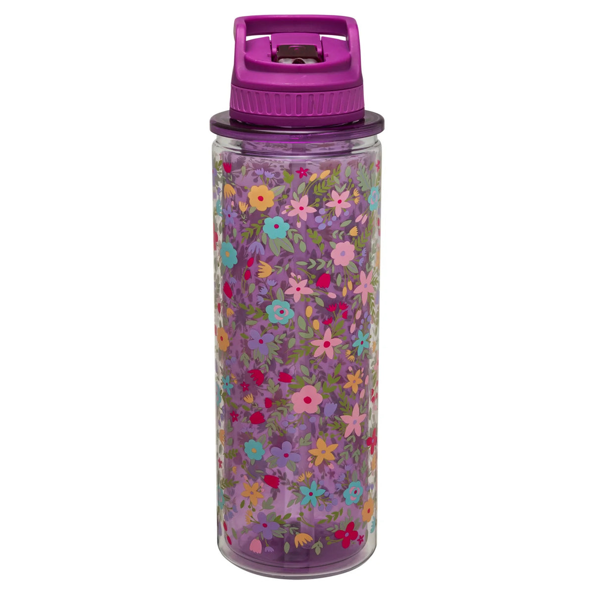 3-Pack 32 oz Double-Wall Insulation Water Bottle with Carry Loop Q994931