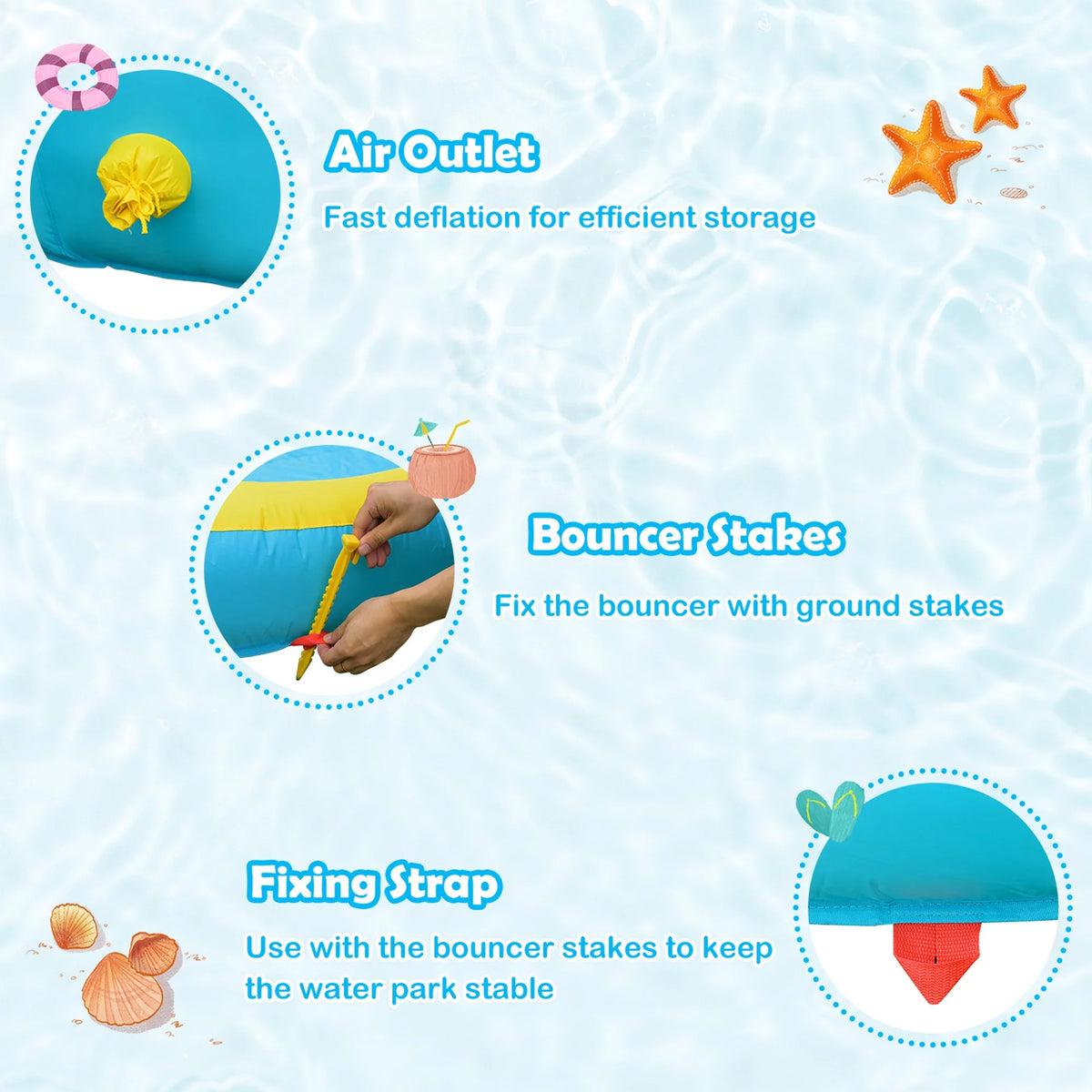 Inflatable Bouncy Splash Pool Climbing Wall O371