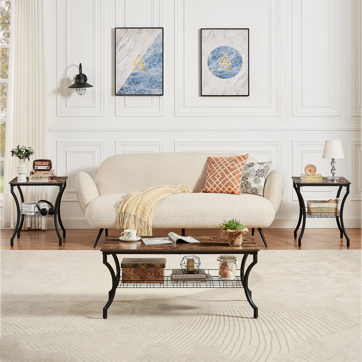 Brown 3-Piece Coffee Table Set K123033