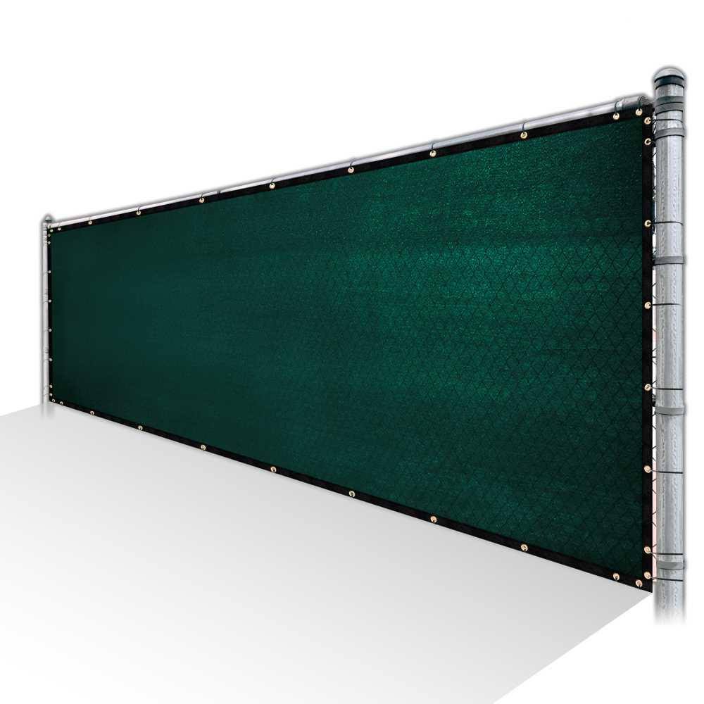 Green Privacy Fence Screen HDPE Mesh Windscreen with Reinforced Grommets Z6276