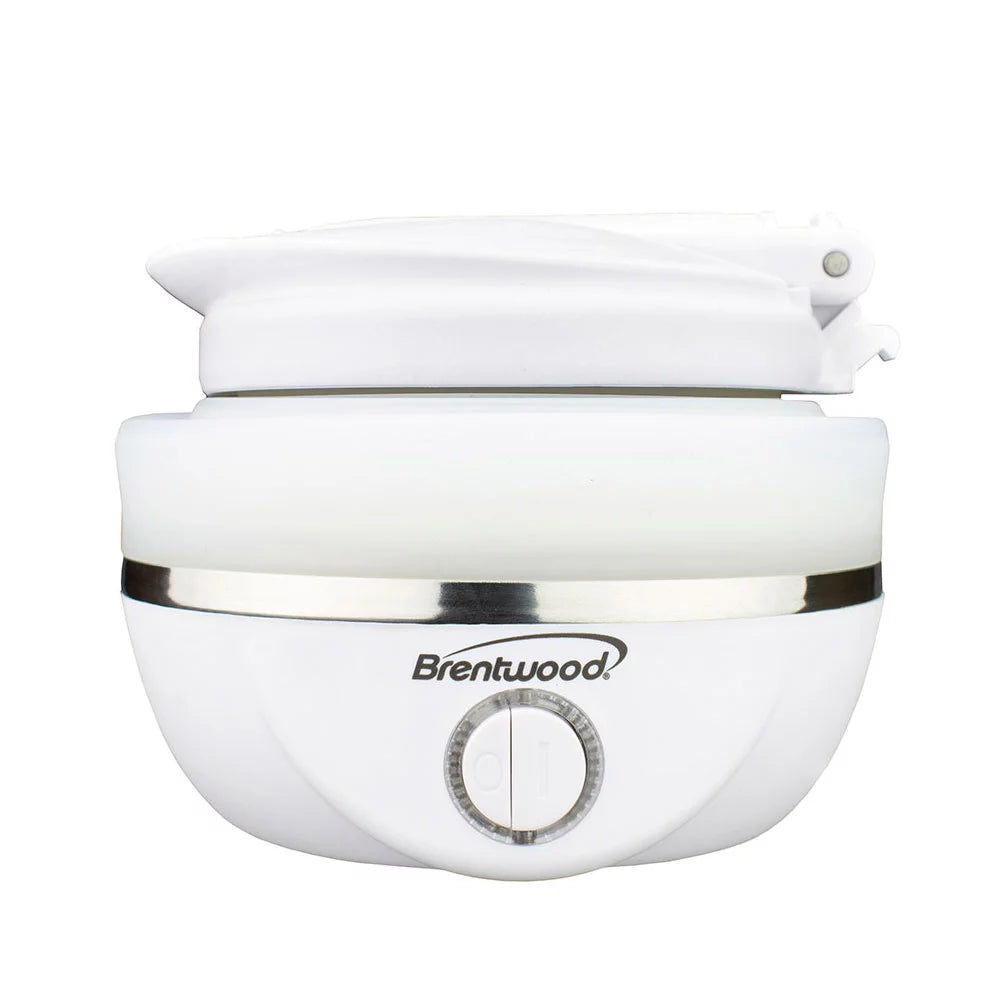 White 0.8L Collapsible Travel Kettle Q4678