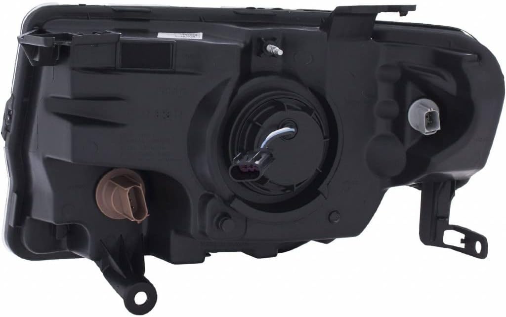 Projector Headlights with Halo Black P1966