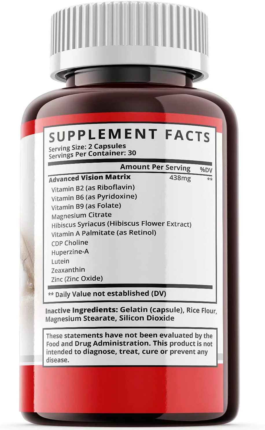 120 Capsules Vision Supplement J104