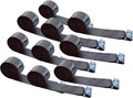 4 x 30' Heavy Duty Tie-Down Winch Strap with Flat Hooks, 10 Pack M7967