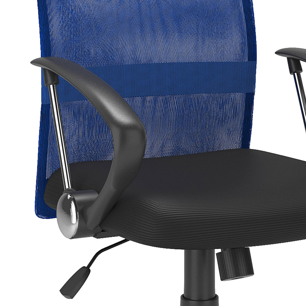 Yellow Contoured Mesh Office Chair E4147