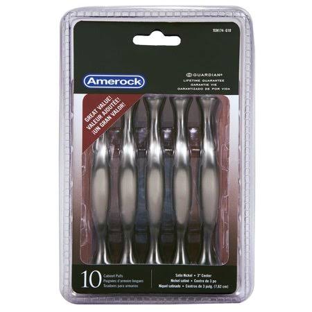 Cabinet and Drawer Pull Satin Nickel 10 Pack J24413