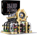 Plant Garden Building Kits Toy, MOC Building Blocks Botanical Garden with LED Lights, Streetview House Kit (2147 Pieces) V82714