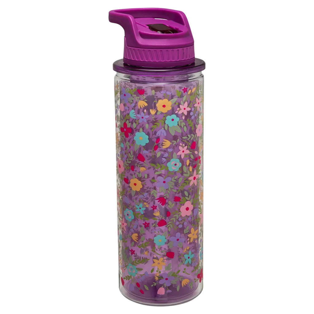 3-Pack 32 oz Double-Wall Insulation Water Bottle with Carry Loop Q994931