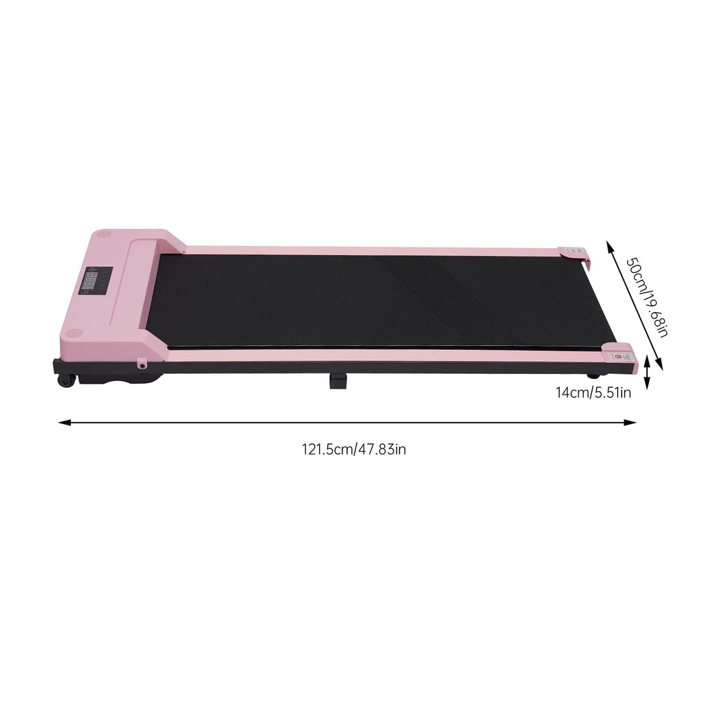 Under Desk Treadmill, 1.0 HP Portable Walking Treadmill T671