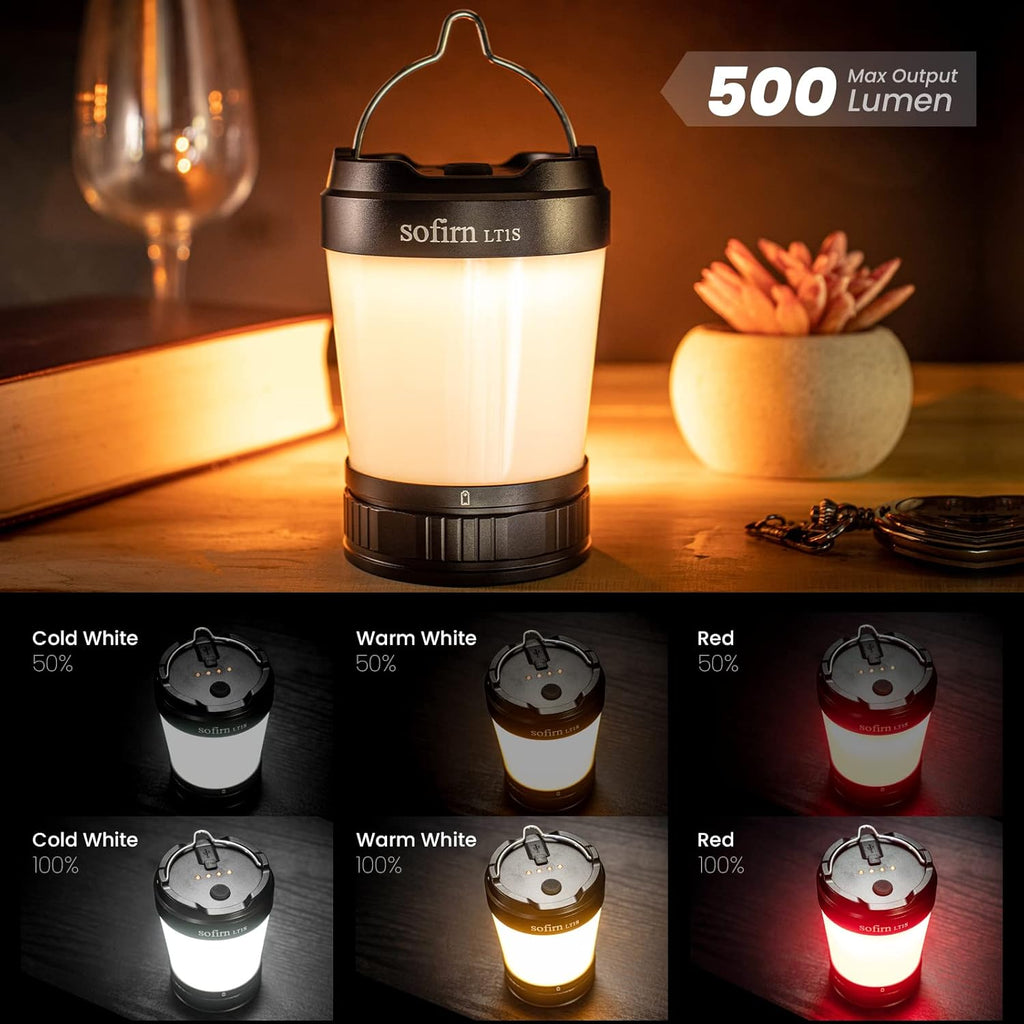 Rechargeable LED Camping Lantern with Powerbank Function, IPX8 Waterproof W654