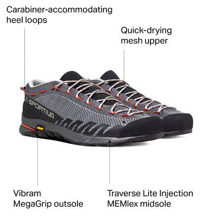 Carbon/Tangerine Hiking Shoes W556