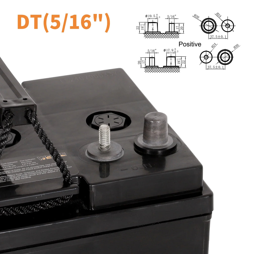 6V 210ah Deep Cycle AGM Battery Q2942