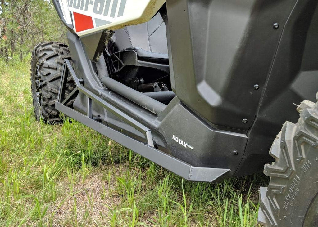 Black Square Steel Tubing Rock Sliders F6712