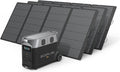 DELTA Pro Portable Power Station and 3 x 400W Portable Solar Panel V342485
