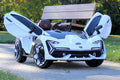 White 12V Kids Ride on Car with Remote B330006
