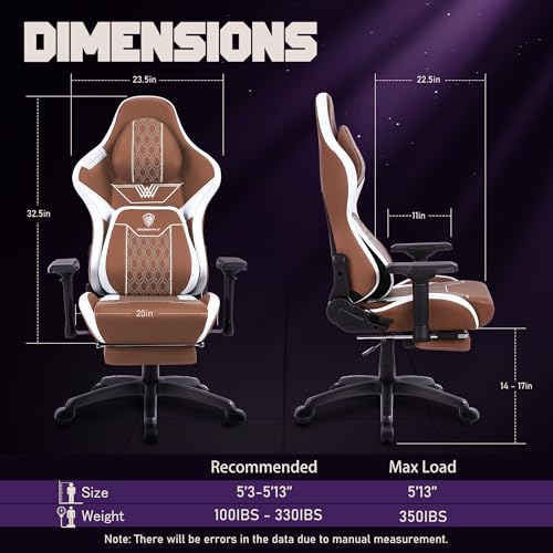 Big and Tall Black Pu Leather Gaming Chair with Footrest Z605