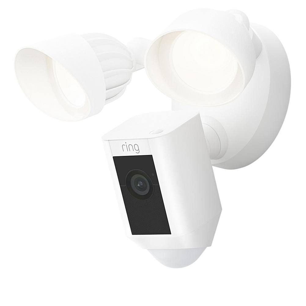 Black Floodlight Cam Wired Plus T37852