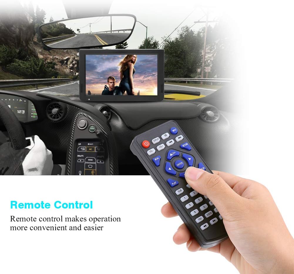 1080P ATSC Car Digital TV FM Radio Stereo 10in M914701