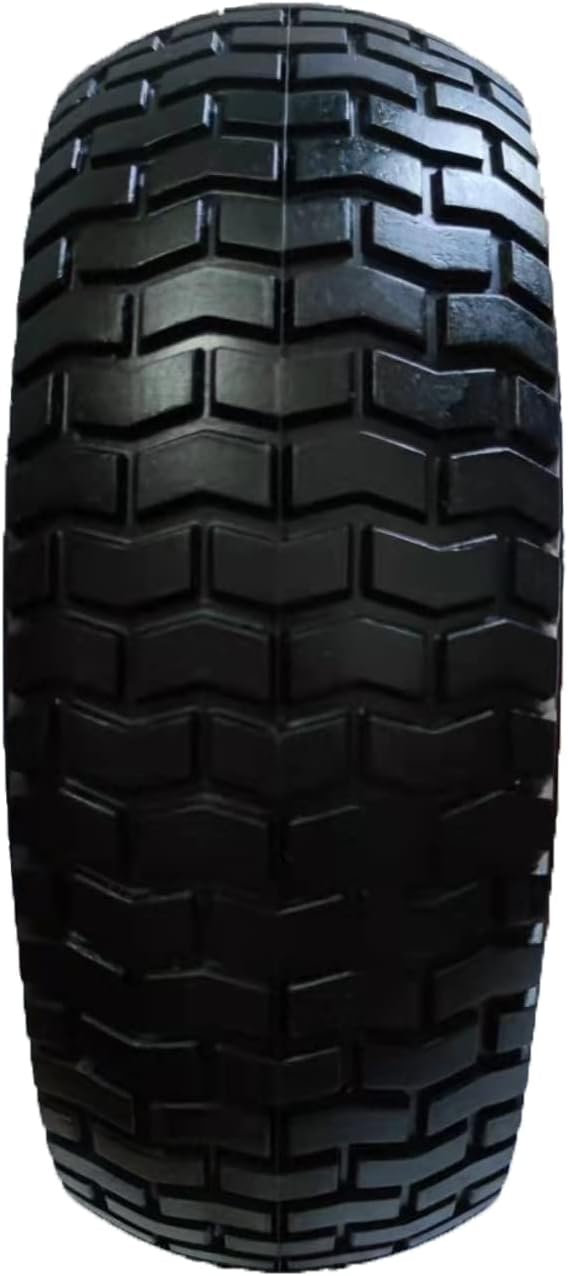 13x5.00-6 Flat Free Lawn Mower Tire and Wheel with 3/4 & 5/8 Bearing, 3” Hub H378