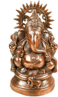 Lord Ganesha Statue Metal 15 Inch Bronze C84736