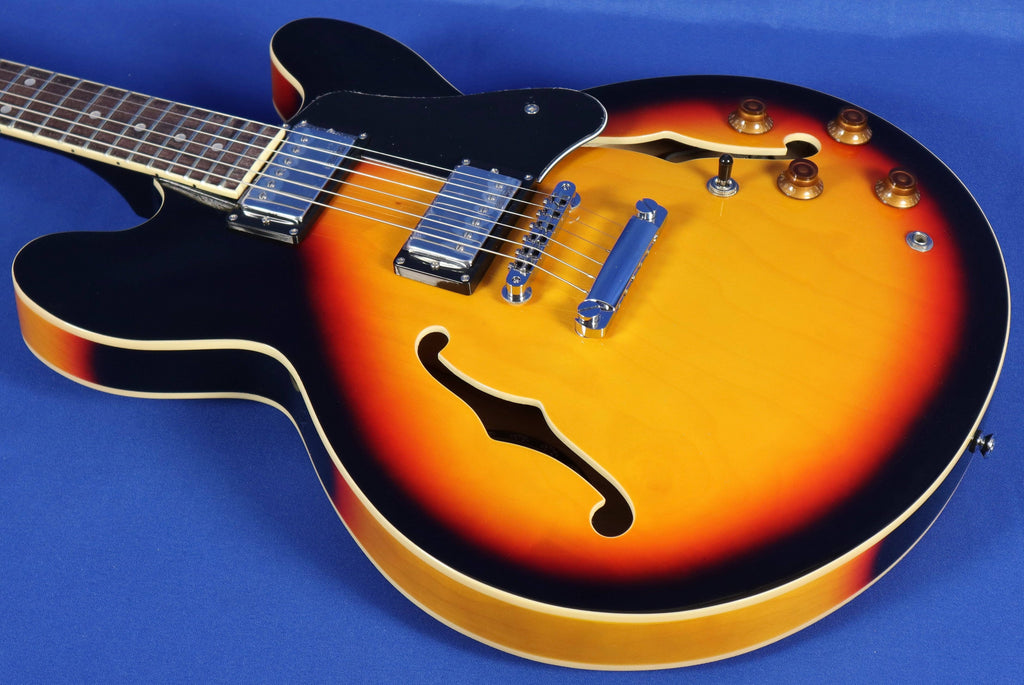 Semi-Hollow Sunburst Electric Guitar U662