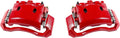 Red Powder Coated Semi-Loaded Caliper Assembly Pair Set O7020
