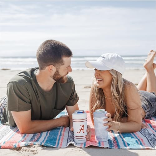 Stainless Steel Can Cooler for 12 oz & 16 oz Cans & Bottles K30374