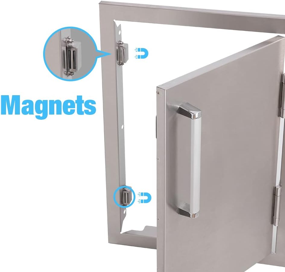 304 Stainless Steel Single Gas Grill Door X72650