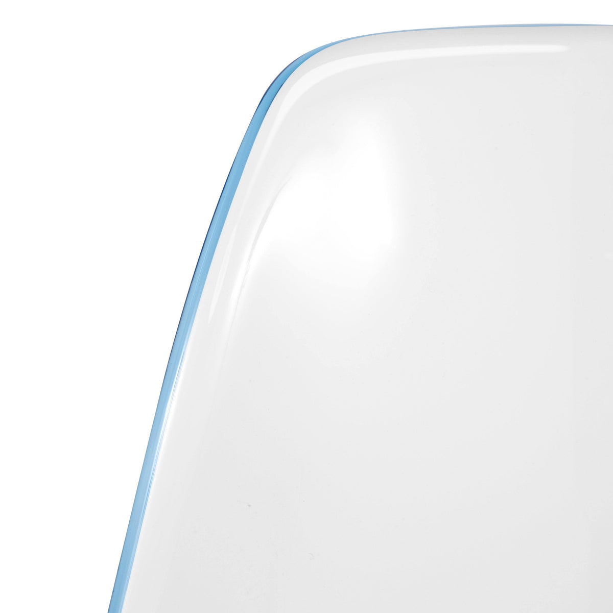 White Blue Dining Chair Q413