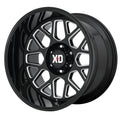 Gloss Black Milled 18x9 6x5.5 18mm Wheel F848812