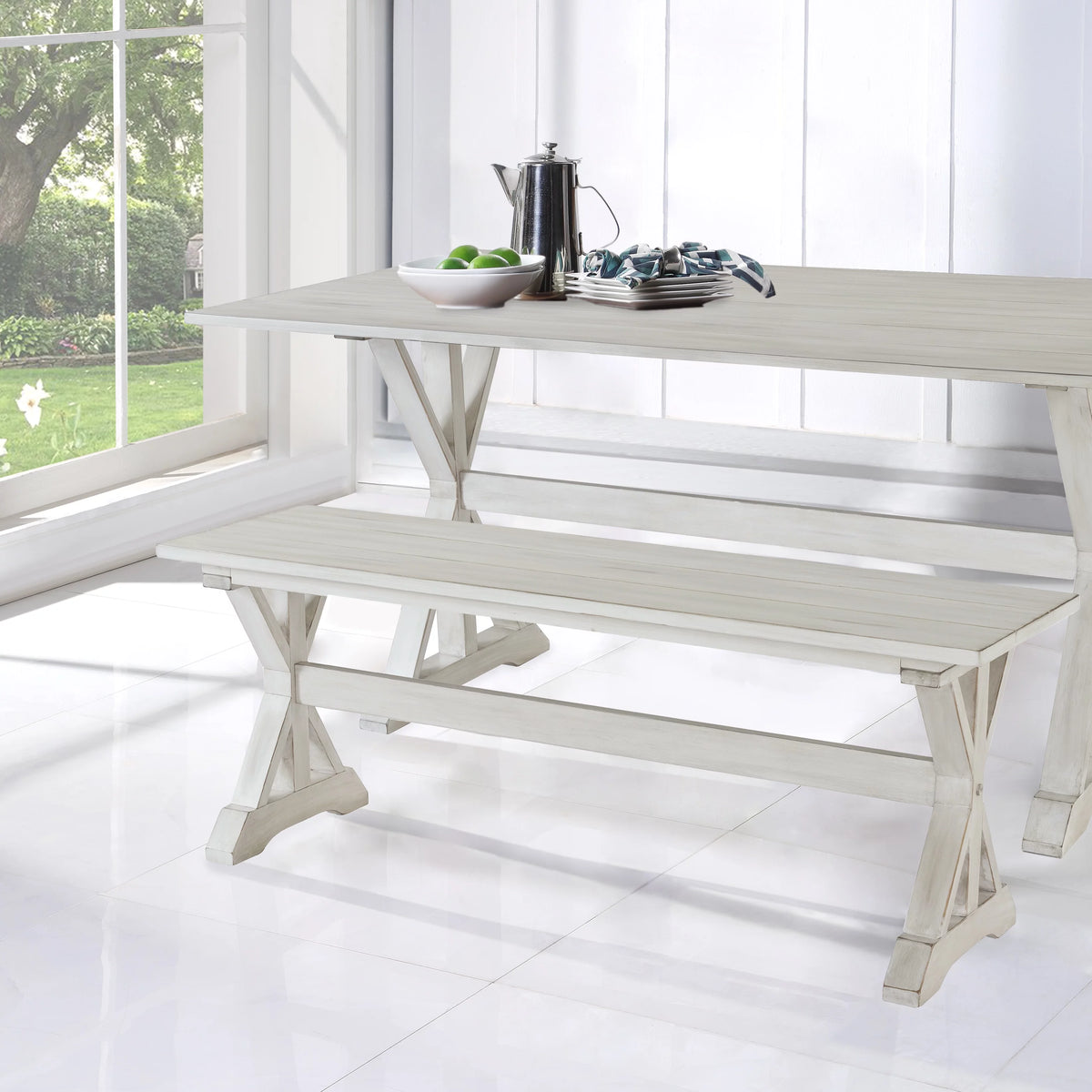 Backless Wood Dining Bench B5099