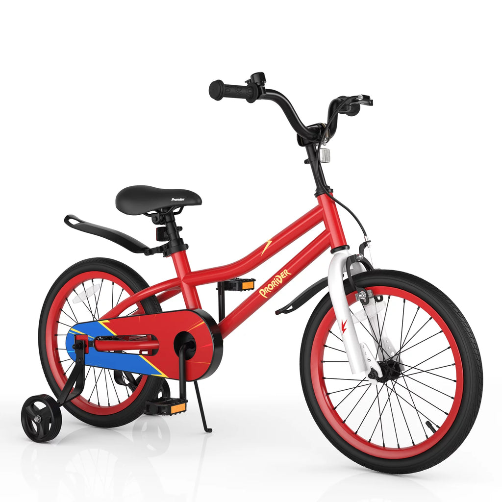 18 Kid's Bike with Training Wheels & Basket U177