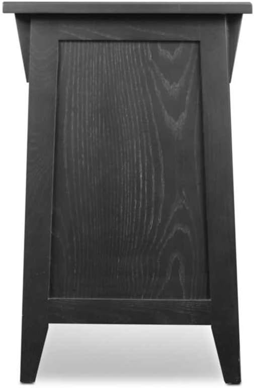 Slate Mission Cabinet End Table A2794