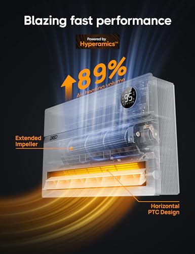 1500W Electric Space Heater with Adjustable Thermostat D791