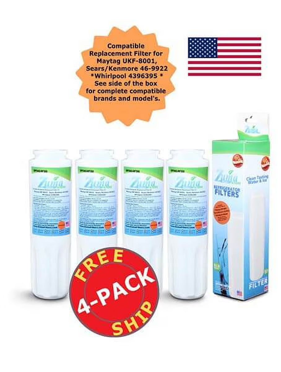 4 Pack Water and Ice Filter S482