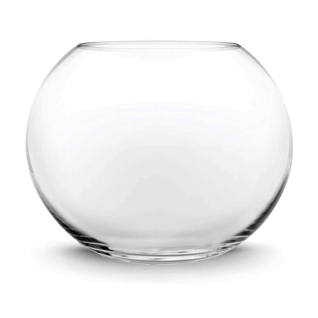 Large Glass Bubble Bowl Vase U9223