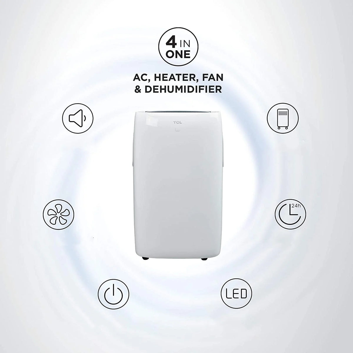 14,000 BTU Portable Air Conditioner and Heater F3881