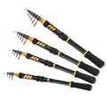 Carbon Fiber Telescopic Spinning Fishing Rod Reel Combo P495