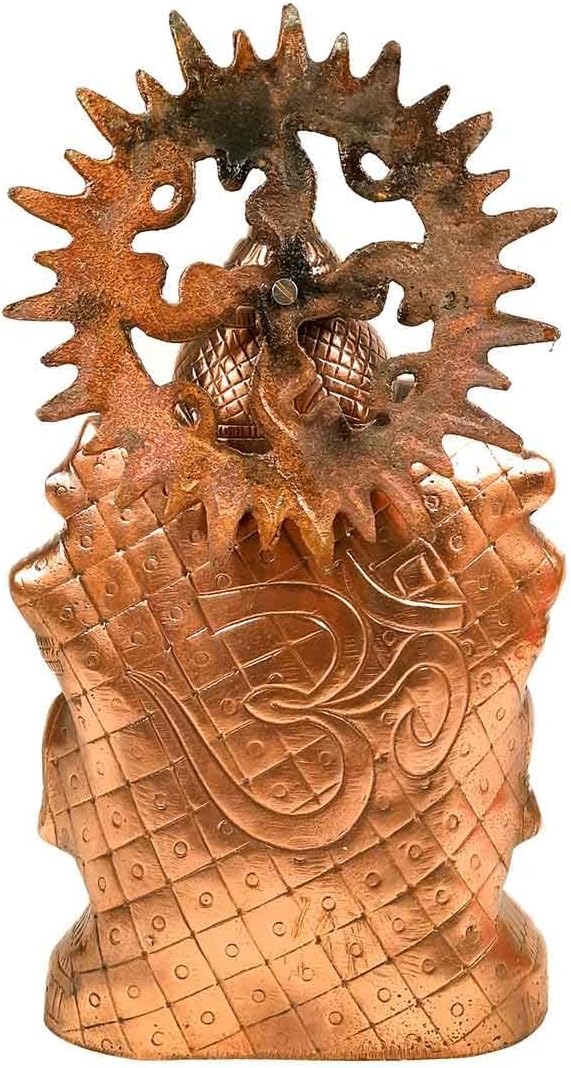 Lord Ganesha Statue Metal 15 Inch Bronze C84736