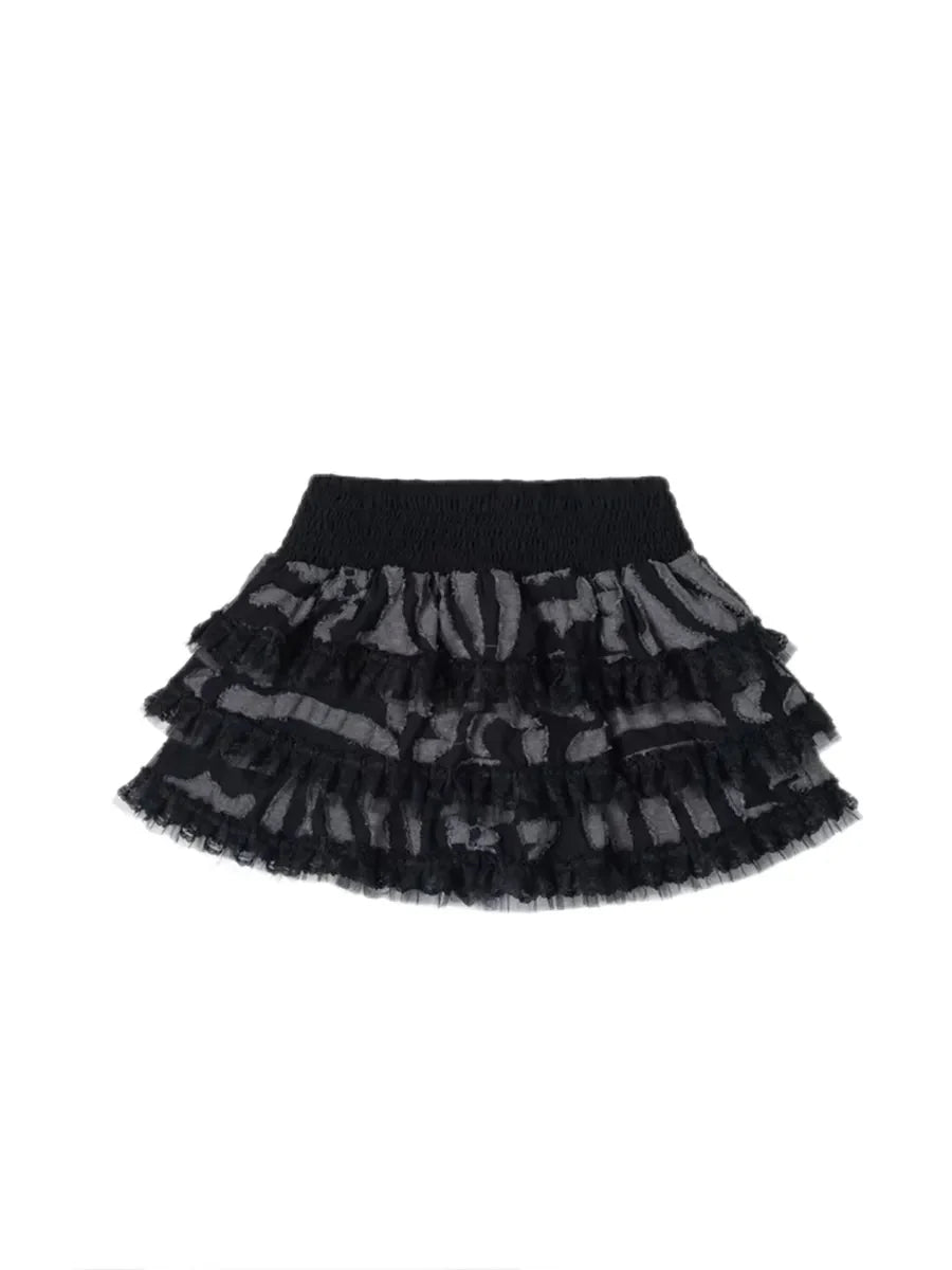 Ruffle Shirts Skirt Set X5826