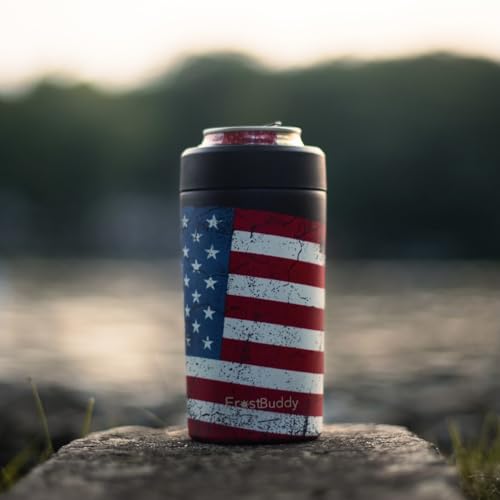 Stainless Steel Can Cooler for 12 oz & 16 oz Cans & Bottles K30374