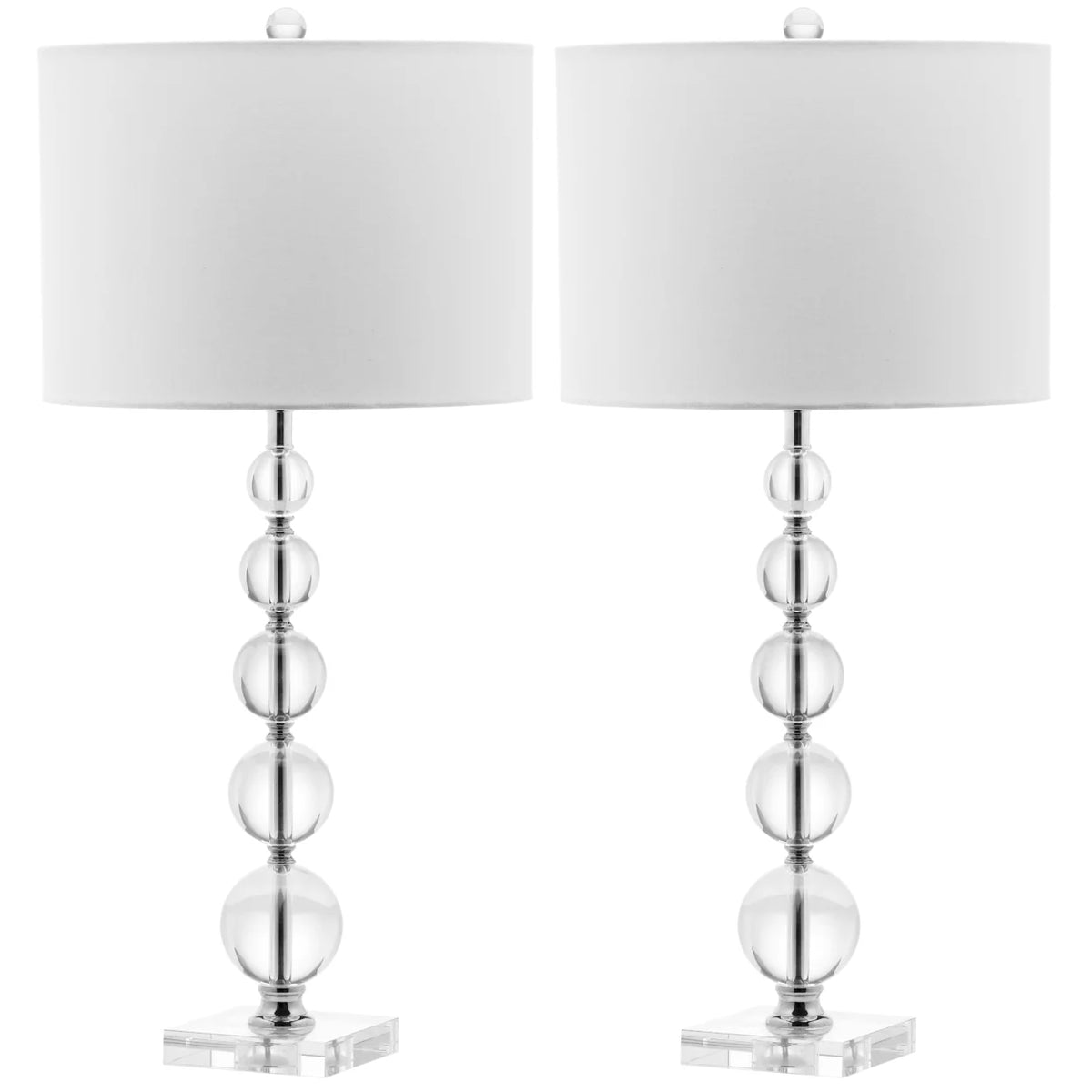 Clear Set of 2 Table Lamp Y596611