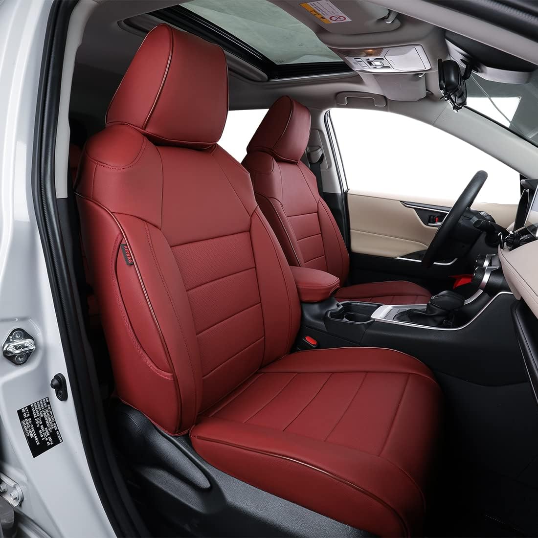 Black Neoprene Car Seat Covers W788