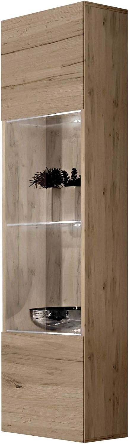 Black Modular Wall Mounted Floating Bookcase Cabinet V93645