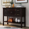 43.3x22 Wide 4 Drawer Buffet Table Espresso U509048