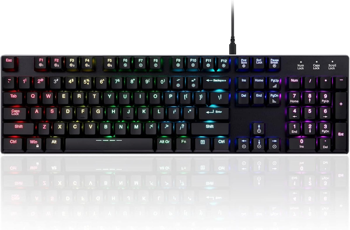 Wired Backlit Low Profile Mechanical Keyboard Z90835