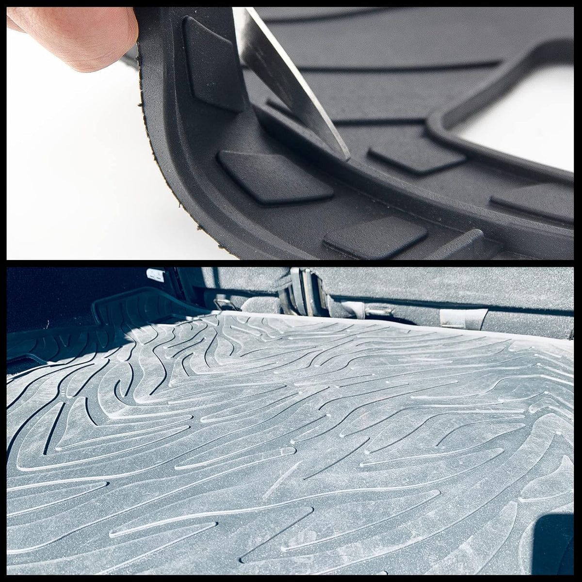Black Heavy Duty Anti-Slip Cargo Liner Mats H55165