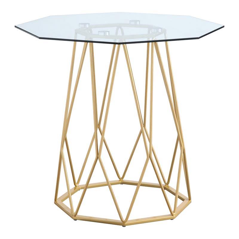Contemporary Glass Top End Table I588500