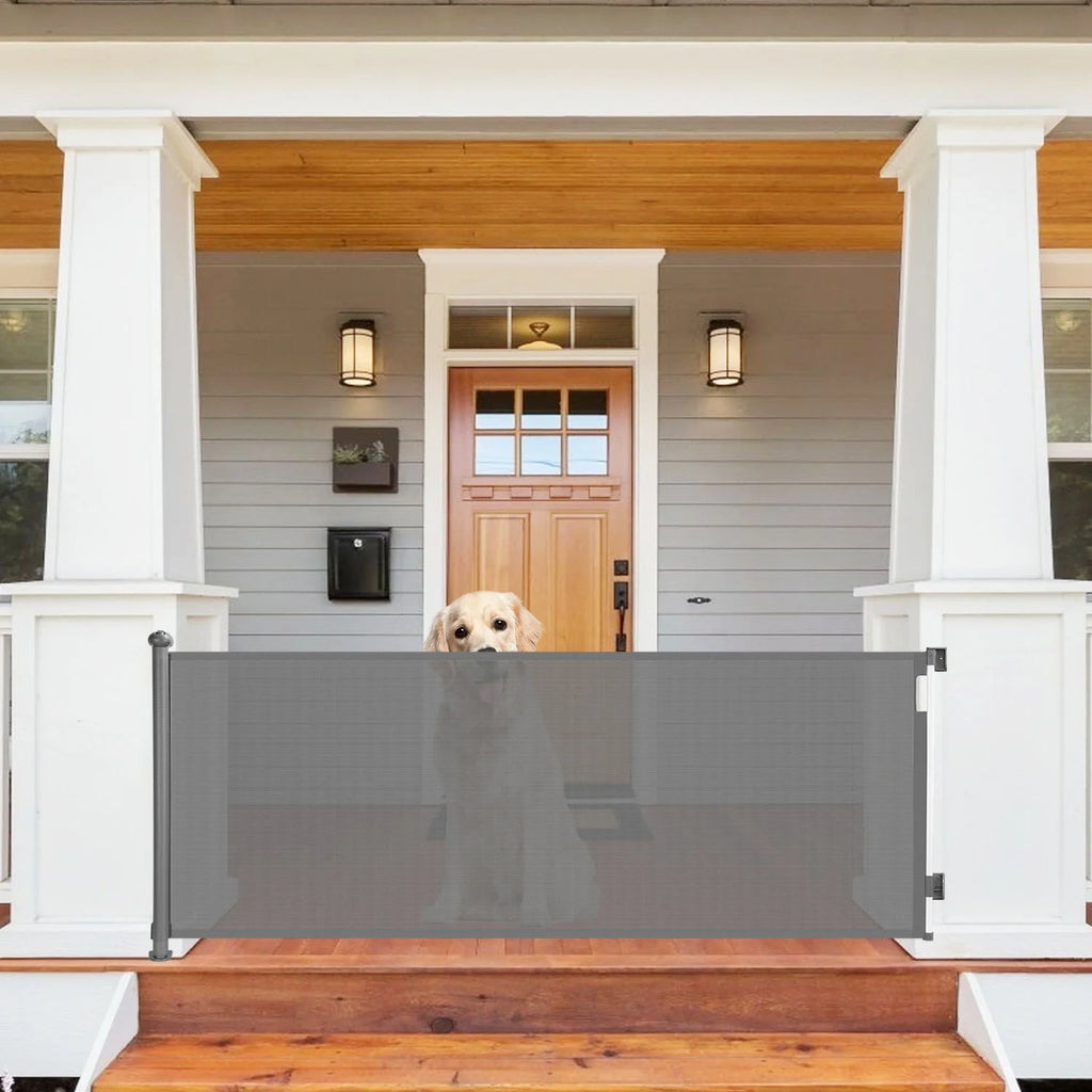 Extra Wide Retractable Baby Gate 118" x 33" J906590